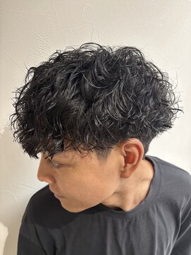 グラフ 立川(Graph.) ソフトツイスパツーブロックマッシュパーマメンズ