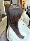 パサつきに悩まない◎髪質改善ストレート