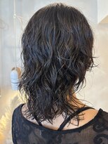 ラヴィズム 名駅店(LUVISM) ミディアム/レイヤー/顔周りレイヤー/ボブ/パーマ/艶カラー