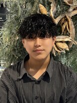 ゼスト 三鷹店(ZEST)&nbsp;スペインカールフェザーショートシャドウパーマメンズパーマ三鷹