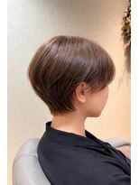 カナモロカ(CANAMO ROCA) ショート/丸みショート/ボブ/マロンベージュ/髪質改善/勝元
