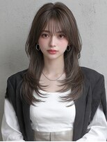 レア 新越谷(LEA) 大人ストレートレイヤー × ダークブラウン