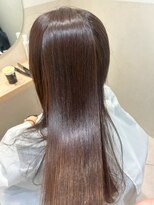 サロウィン 名古屋本山店(SALOWIN) 髪質改善inカラー×大人のカシスピンク/HIDE