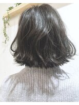 ヘアーアンドアトリエ マール(Hair&Atelier Marl) 【Marl外国人風スタイル】ダークグレージュの外ハネボブ