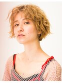 ウェーブショート クラシカル デジタルパーマ　ロブ