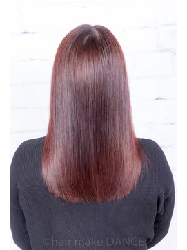 ヘアーメイク ダンス(hair make DANCE) #edol  #ピンク 赤味を削るカラー