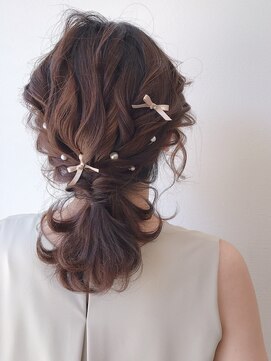 ポンテロッソ 荒江店(ponte rosso) 編みおろしアレンジ◎