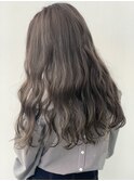 透明感モカグレージュ