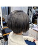 大人グレーショート【charachalone池袋/池袋/池袋駅近/本松】