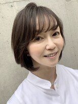 ウィルゴ(VIRGO) 40代50代60代大人かわいい小顔ひし形ショートボブ