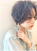 ハンサムショートにさりげないウェーブ【juurii 菊地真理恵】