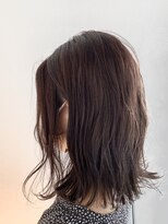 ヘアーサロン モンクール(hairsalon mon'coeur) 『 ラベンダーグレージュ 』 外ハネしても可愛いボブ ☆