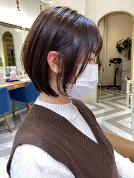 ロンドアベニール 北千住(Lond avenir) お手入れ簡単☆ ショートボブ　西田大樹