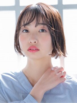 アース 恵比寿店(HAIR&MAKE EARTH) アッシュ高発色カラー☆透明感ウェットボブ