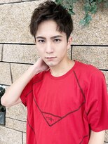 アイティーバイアルバム 八王子店(IT by ALBUM) エッジモヒカンショート_センターパート韓国マッシュ_8929