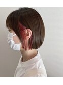 ショートxイヤリングカラー