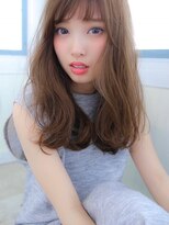 ソヨン 奈良店(SOYON)&nbsp;マロンベージュ 前髪あり くびれミディアム