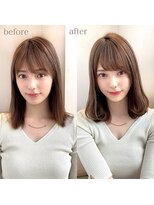 ミラリー トウキョウ(Mirareee Tokyo)&nbsp;20代30代40代◎エギョモリ２wayバング小顔矯正立体カット