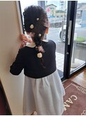 編みおろしアレンジ
