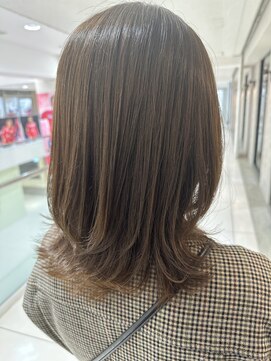 リト 天王寺阿倍野店(Retto:) ミルクティーベージュ×ミディアムウルフ