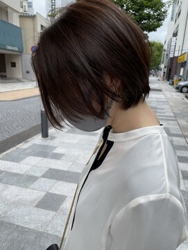 リジョイスヘア(REJOICE hair) 【REJOICE hair 】ショートボブネイビーブラウン