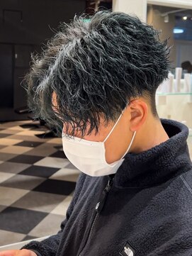 ルースト 渋谷店(ROOST) 縦落ち波巻きパーマ