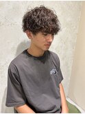 スパイラル×波巻きパーマ