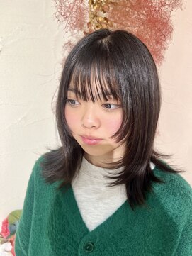 ユイバイラドンナ(Huit by LADONNA) 顔まわり似合わせカット×韓国ヘア