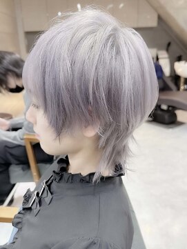 デイズ(days) ウルフ アッシュブラック ベリーショート カルマパーマ ウルフ