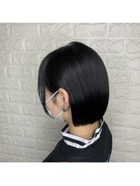 オプ アート(Op Art) 【韓国ボブ】切りっぱなしボブ