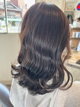 ヘアーエポック(hair epoque) ふんわりカールツヤ感ショコラアッシュ