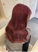 7576艶髪カシスレッドラベンダーパープルハイトーンワンホンヘア