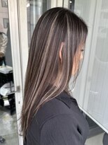 エトラ 渋谷店(etora)&nbsp;ハイライトカラー　グレージュ　ケアブリーチ