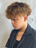 ニアウ 高崎店(Niau)&nbsp;波巻きスパイラルパーマメンズパーマメンズマッシュ群馬高崎眉毛