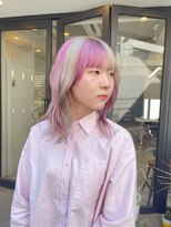 フラム 渋谷(flamme)&nbsp;ホワイトベージュ×クリアピンク