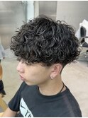 波巻きプードルパーマツイストスパイラルパーマシャドウパーマ
