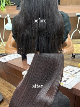 ジールヤマグチ 朝霧駅前店 【岡本作】水素・髪質改善トリートメント