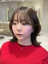 ミズチャーム(Ms.CHARM)&nbsp;【高瀬陽介】カーキベージュ×くびれミディアム