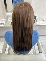 キング(K!ng)&nbsp;縮毛矯正髪質改善ハイライトレイヤーカット楠葉美容室エクステ