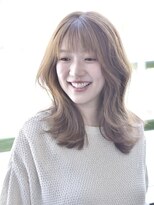 スイ(Sui)&nbsp;前髪似合わせ/リフトレイヤー/ナチュラル/くびれ巻き/モテ髪