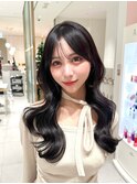 韓国スタイル/ナチュラルくびれヘア_くびれ巻き_レイヤーカット