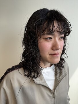 シアン(cyan.) ミディアムパーマ