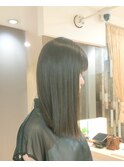 【美髪矯正】ナチュラル黒髪ストレート