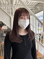 グリーン(green)&nbsp;リナ　柔らかベージュとミディアムレイヤー