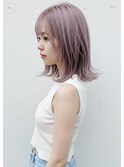 外はね×ラベンダーベージュ
