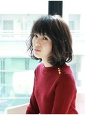 ■大人可愛いオリーブアッシュ大人ボブM.SLASHセンター南16-13