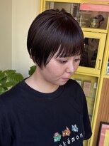 ヒントステーション(HINTSTATION)&nbsp;〈浅草 半個室〉コンパクトショート/ラベンダーブラウン