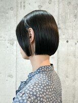 サクラ オモテサンドウ(SAKURA)&nbsp;縮毛矯正で作るミニボブ◎切りっぱなし☆髪質改善/表参道