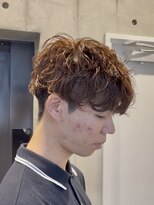 ブルニール 心斎橋(BLEUNIR)&nbsp;シャドウパーマ　無造作　韓国メンズ　シースルーマッシュ