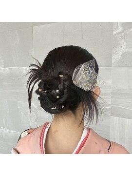 結婚式お呼ばれ カチモリヘア